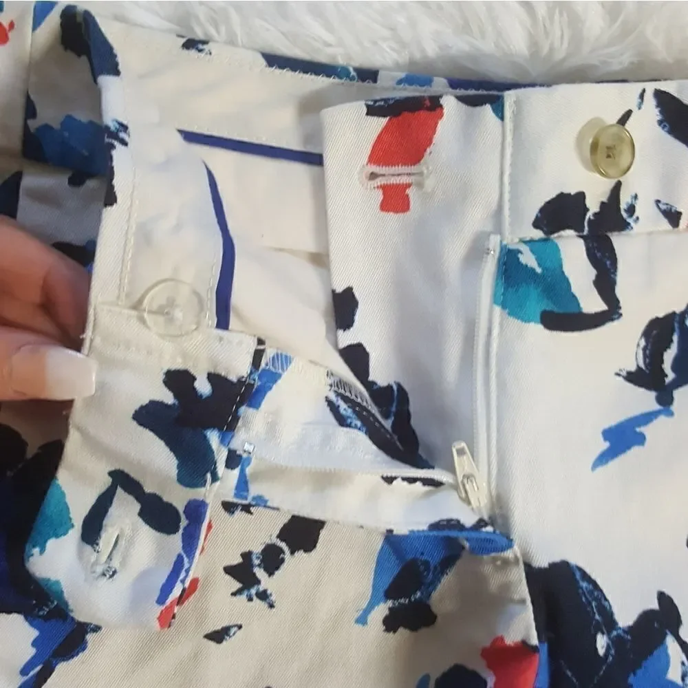 J. Crew Shorts Floral Womens Size 00 Stretch‎